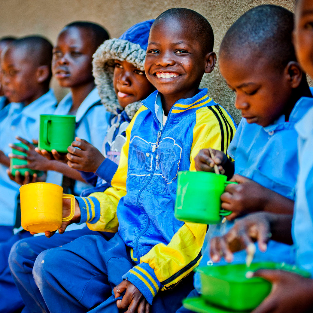 Feed ten children for a whole school year